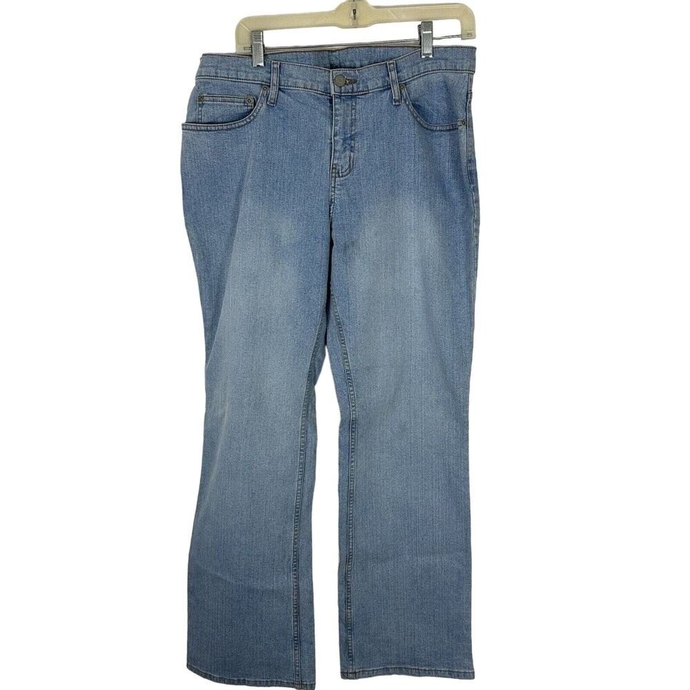 Sonoma Boot Cut Jeans Womens 12 Denim Mid Rise Stretch‎ Comfort Blue 5 Pocket